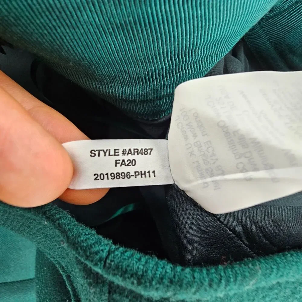 NEW JCrew 100% Wool Patch pocket Mini Skirt Old Money Quiet Luxury Emerald Green